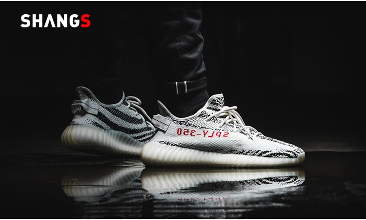 yeezy boost zebra on feet
