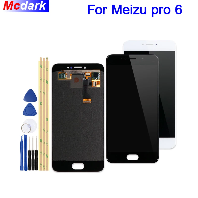 

Mcdark For Meizu pro 6 M570M M570C M570Q M570h LCD Display and Touch Screen Digitizer Assembly Replacement +Tools And Adhesive