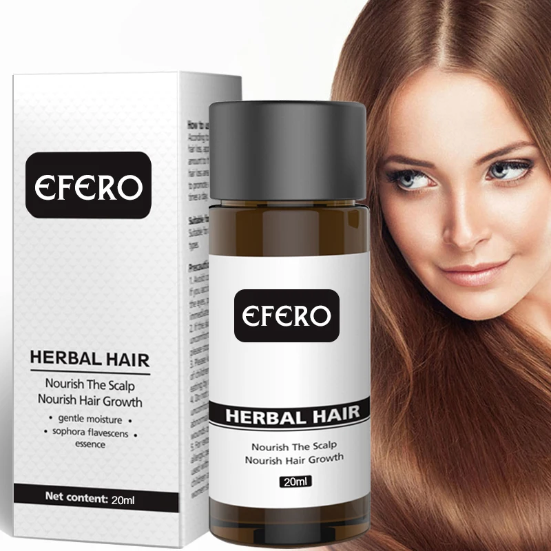 Efero Сыворотка против выпадения волос Эфирные масла Сыворотка для роста густых волос лечение выпадения волос сыворотка Уход за волосами Предотвращение облысения TSLM1