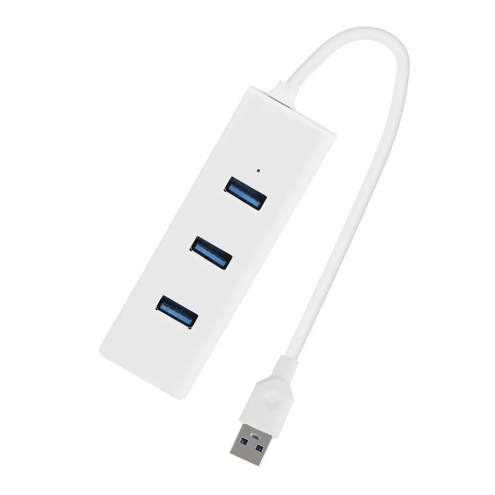 CHUYI Usb 3.0 Hub 4 Port High Speed Usb3.0 Splitter Adapter Dc 5v / 2a Power Source Port For Pc Mobile Phone Accessories