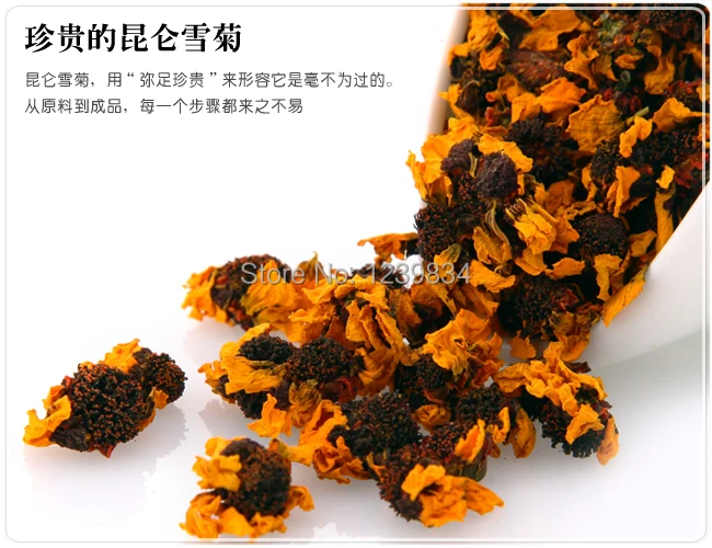 

1000g Snow Daisy Chrysanthemum flower Tea,Kunlun Mountain Chrysanthemum,Lower Blood Pressure,Slimming Beauty,Free Shipping
