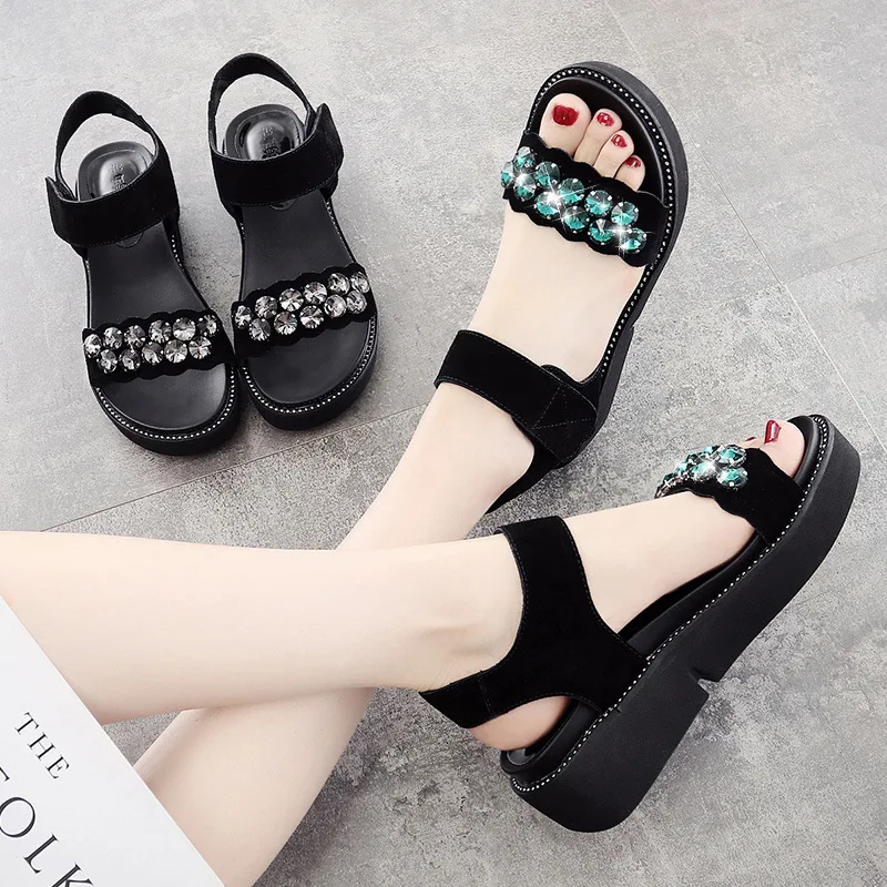

Slope Sandals Woman 2019 Summer Muffin Student 40-43 Woman Sandals