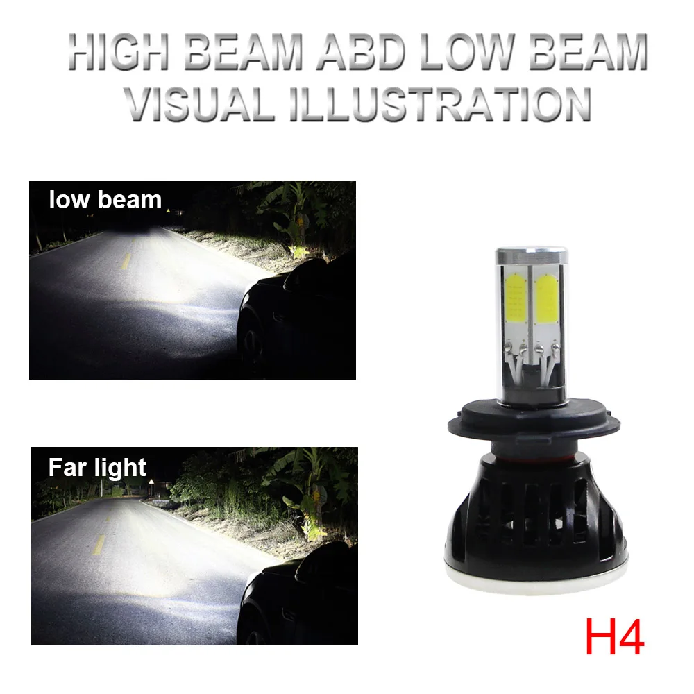 Автомобильные фары KEIN H7 H11 H4 H3 H1 9005 9006 H8 HB3 HB4 H9 H10 H16 COB светодиодные Ampoule Salut Lo Faisceau 12