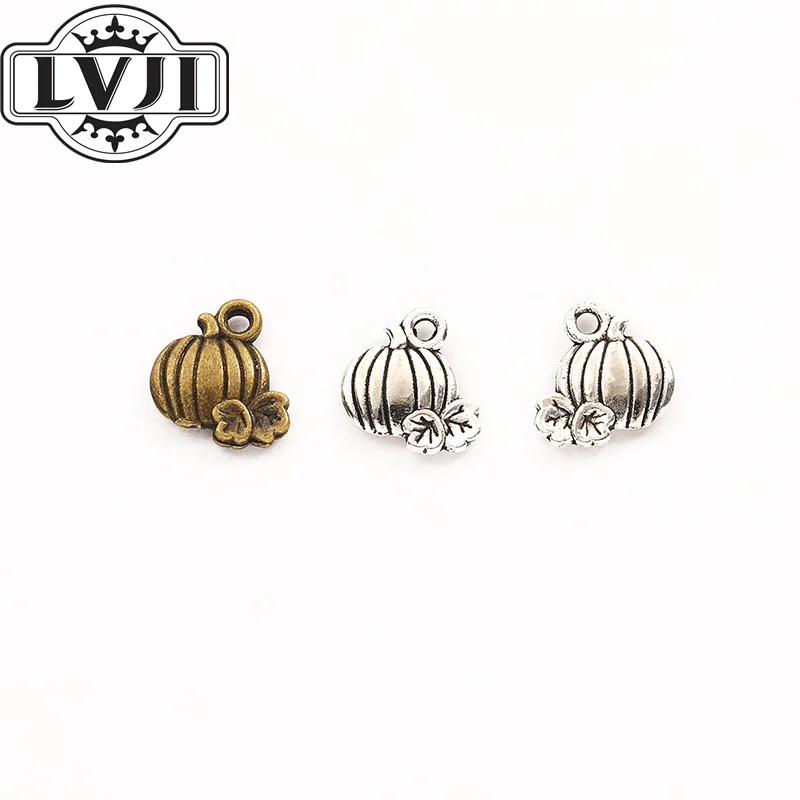 

90pcs high quality Charms Halloween Pumpkin Pendant Zinc Alloy Fit Bracelet Necklace DIY Metal Jewelry Findings 5964