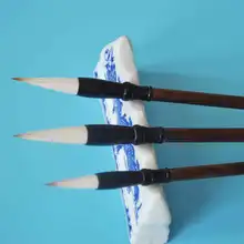 3 шт./упак. деревянная китайская картина с каллиграфией Кисть ручка Хоппер-образная кисть поставка художественная стационарная кисть для масляной живописи