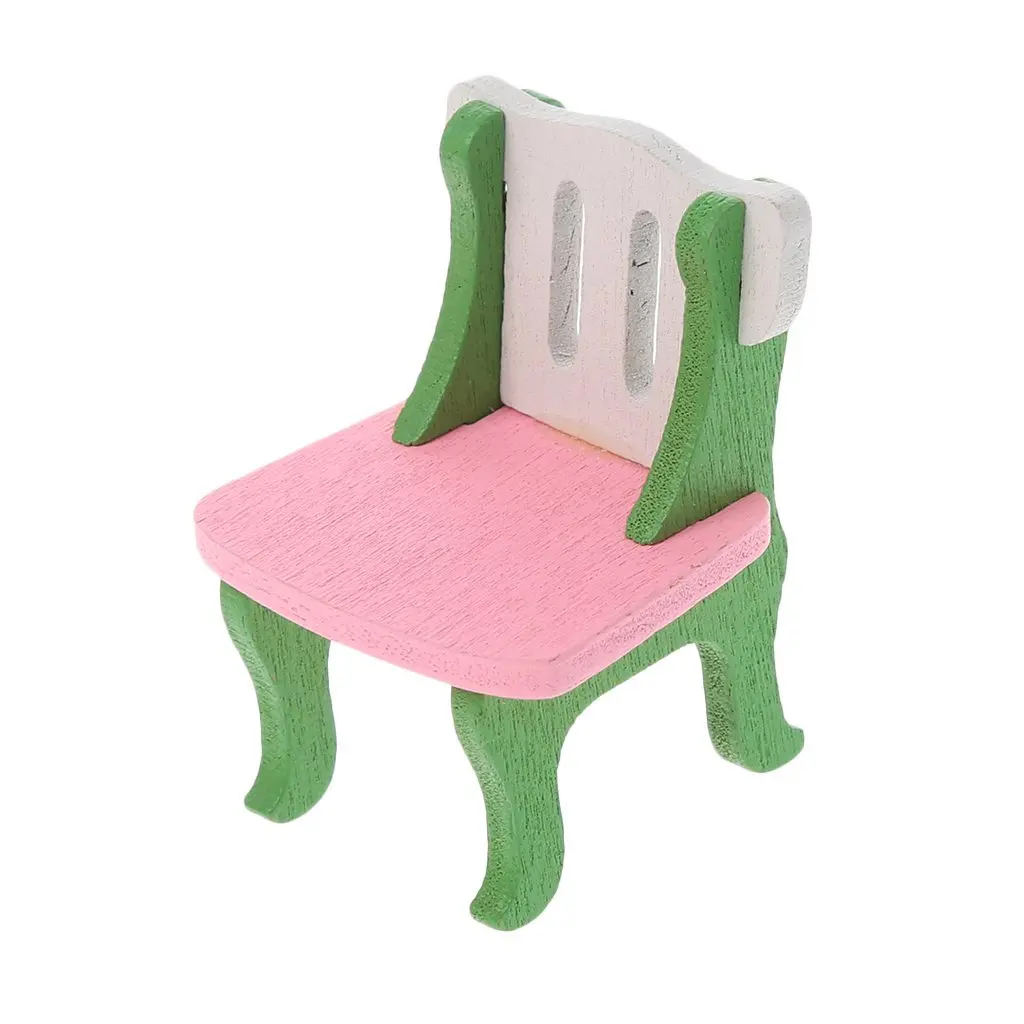 1 set Baby Wooden Dollhouse Furniture Dolls House Miniature Child Play Toys Gifts #9