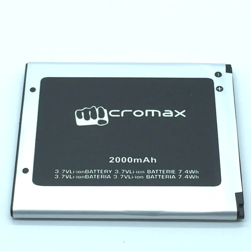 2000 мА/ч, Батарея Для Micromax A114 A92 A106 A115 A116 A117 A210 S9101 Q340 Q338 s9111 Аккумуляторы для мобильных телефонов+ номер для отслеживания посылки