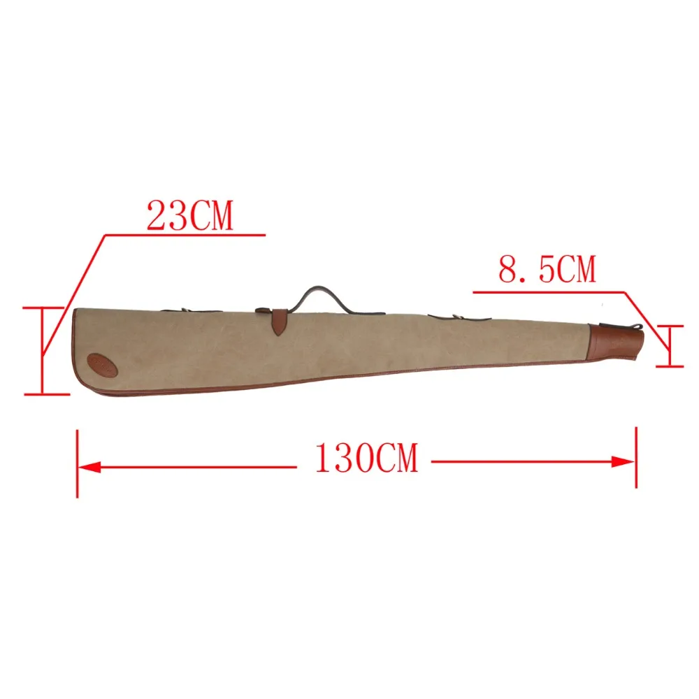 Tourbon винтажный Чехол для охотничьего ружья с защитой от пистолета, с флисовой подкладкой, коричневый кожаный чехол 130 см, аксессуары для пистолета