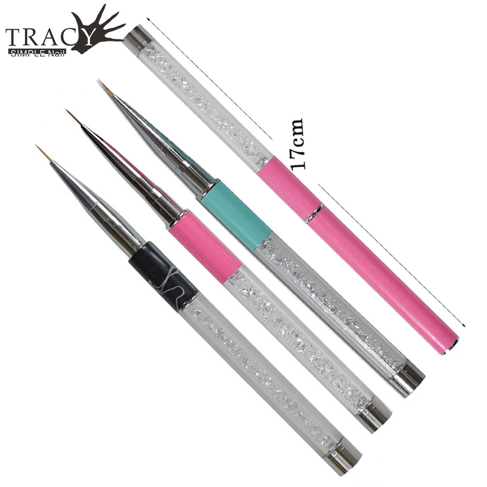 Copper Nail Artnailnailsart Eye Candy Nails Training Art Por Nailart Tools Lots From China 3 Pcs Rhinestone Nail Art Brushes