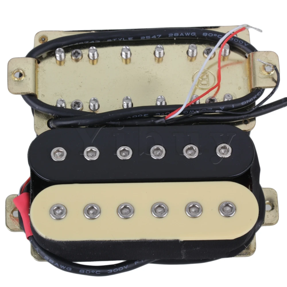 Yibuy одна пара черный и желтый инструменты Euipment гитары пикапы Humbucker|Детали