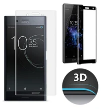 3D закаленное стекло с полным покрытием для Sony Xperia XZ3 XZ2 XZ1 XZ XA2 XA1 XA X Премиум компактная Защитная пленка для экрана