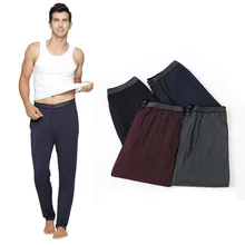 Осенние мужские штаны для сна Модальные домашние брюки тонкие свободные большие размеры повседневные мужские длинные брюки