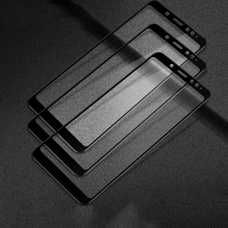 

HD Full Coverage Screen Protector For Xiaomi Redmi Note5 Pro Mi A1 Mi 8 6D Tempered Glass Film For Redmi 5 Plus Protective Glass