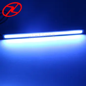 

2Pcs 17CM Strobe Flash Car Styling hazard or emergency lights LED DRL daylight Universal Day Running Light white blue yellow red