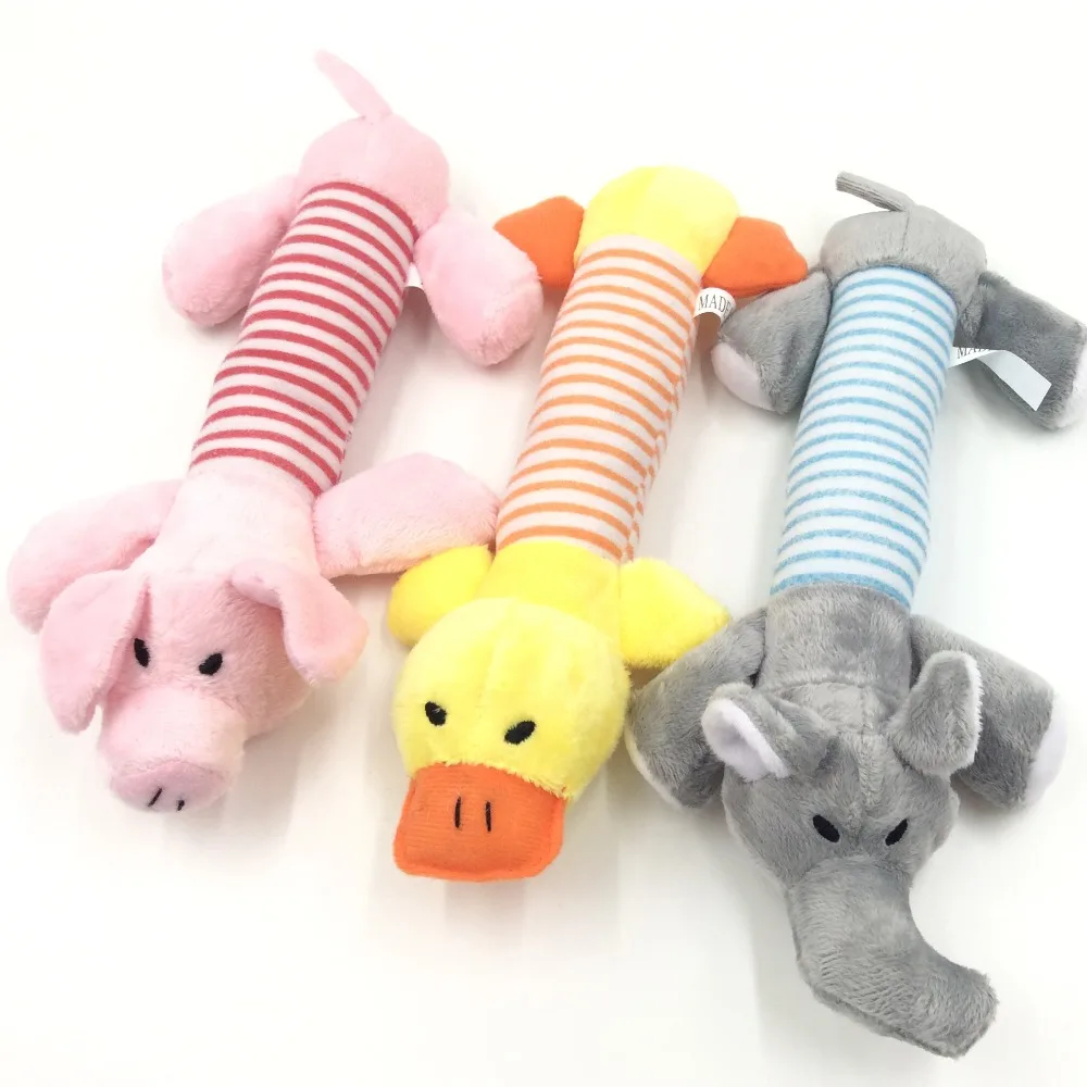 Jumbo Dog Toy Cat Chew Toys Pet Puppy Squeaky Sound Toys Soft Plush