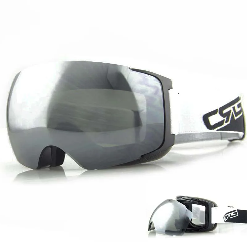 Triclicks 4 colores gafas de esquí Anti-niebla UV400 Snowboard gafas a prueba de viento de esquí gafas hombres y mujeres nieve gafas