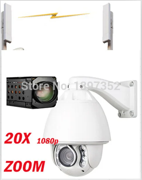 

Security CCTV 1080P audio wireless wifi ip camera 20X zoom auto tracking ptz ip camera IR wireless outdoor CPE/AP