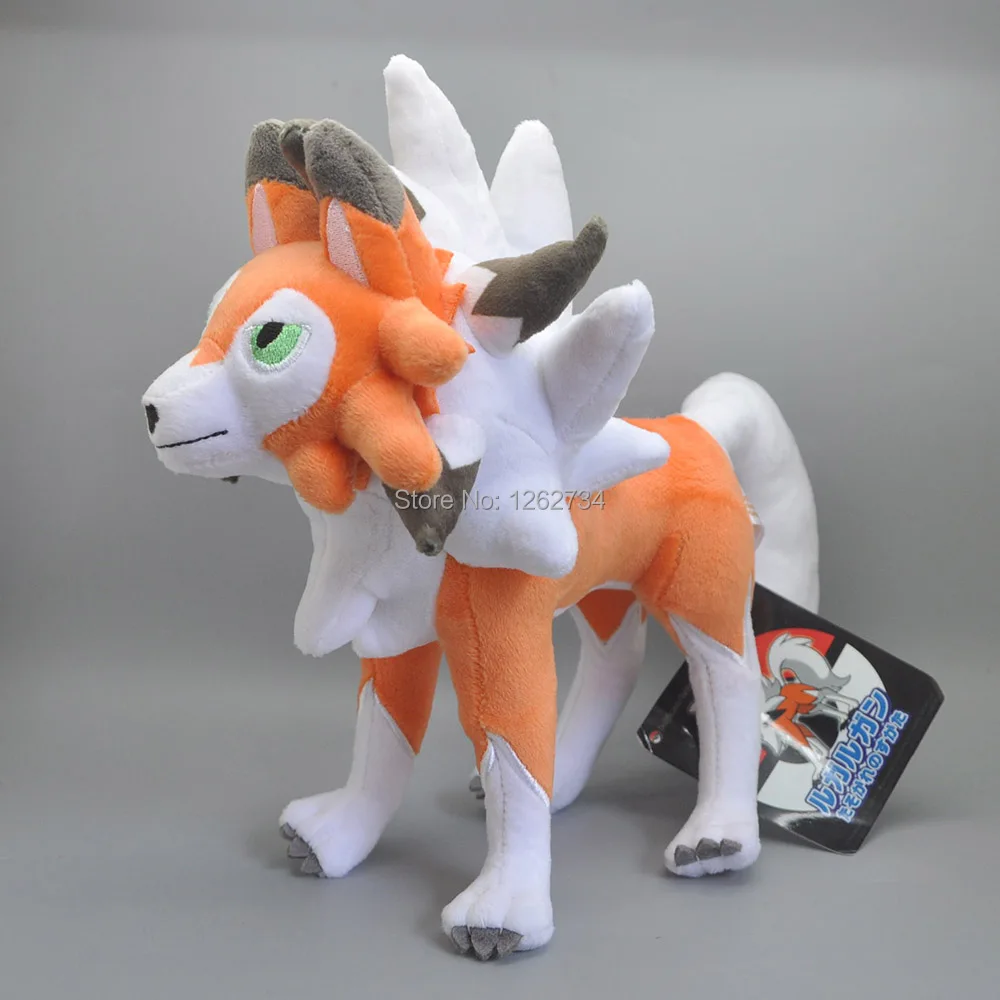 Lycanroc Dusk Form Rock-10inchT 12inch L-195g-34-A