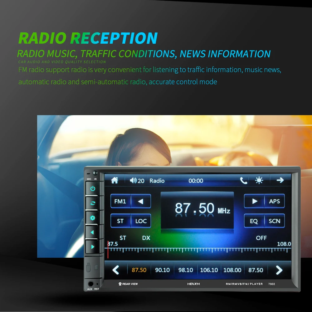 2din автомобильный Радио Android мультимедийный плеер авторадио 2 Din 7 ''сенсорный экран gps Bluetooth FM wifi Авто Аудио плеер стерео