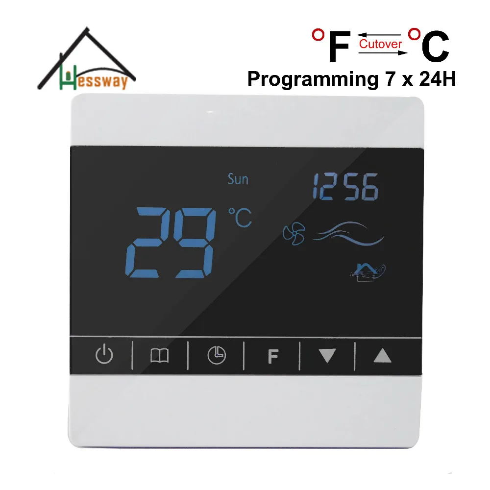 7 * 24H programmable adjustable thermostat temperature control switch