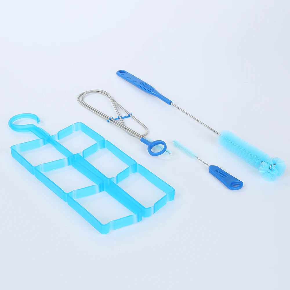 

4 Pcs Set Water Hydration Bladder Tube Cleaner Brushes Tube Cleaning Kit Portable And Durable