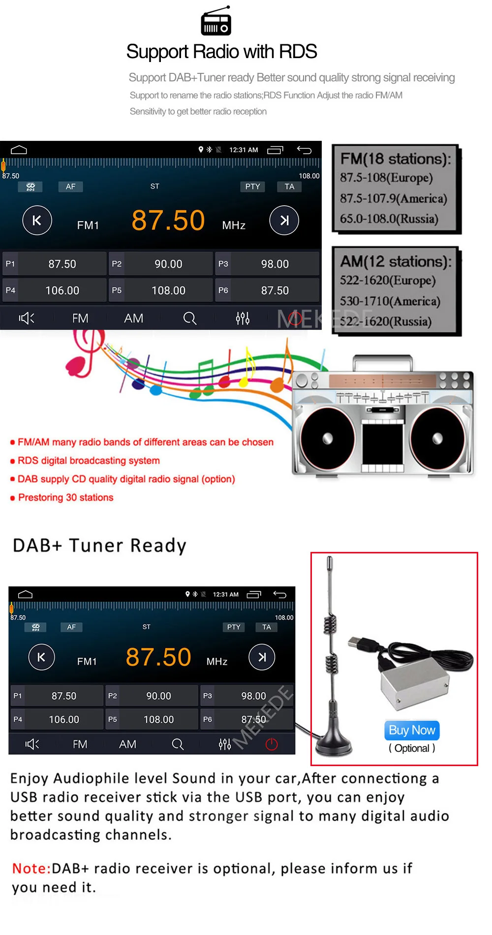 MEKEDE M518 Android7.1 автомобильный магнитофон gps dvd-плеер для Benz W209 W203 W463 Viano W639 Vito поддержка 4G wifi BT