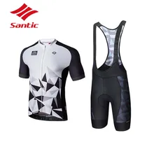 Santic Men Cycling Jersey Set 2018 Summer MTB Road Bicycle Clothing Suits Downhill Racing Bicycle Jersey Ropa Maillot Ciclismo