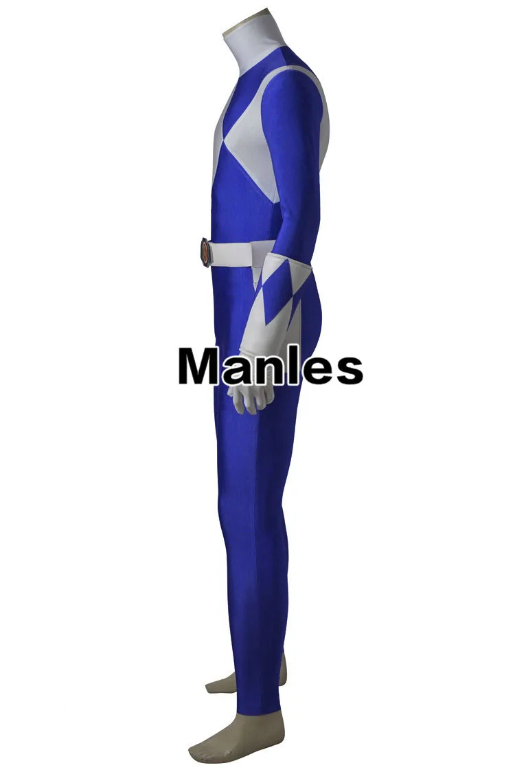 Costume For Dan Tricera Ranger Bodysuit Zyuranger Cosplay Onesies Blue Jumpsuit Halloween Carnival Clothes Cosplay Adult Men