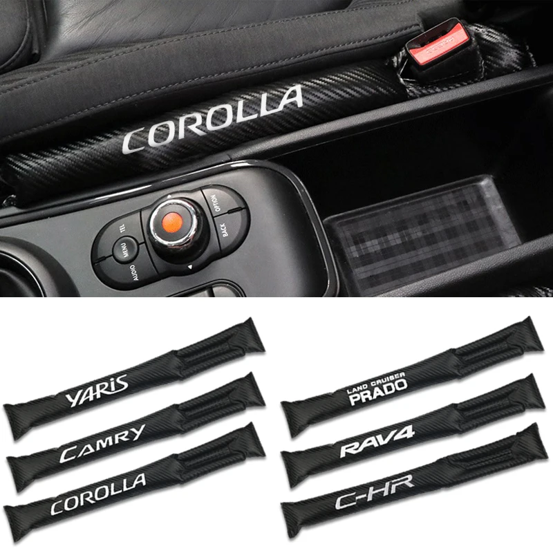 

Interior accessories Universal Size carbon fiber car styling for Toyota corolla chr camry prado land cruiser rav 4 yaris 1pcs