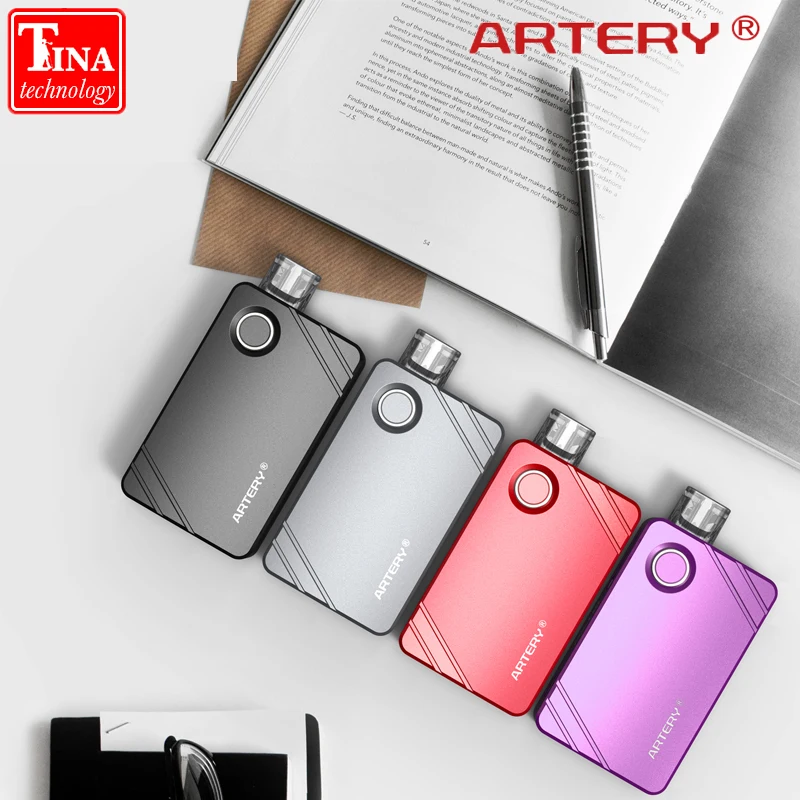 

Original Artery PAL 2 Pod Vape Kit MTL Coil & Side filling Pod System 1000mAh Battery PAL II Electronic Cig Kit Vs Artery PAL