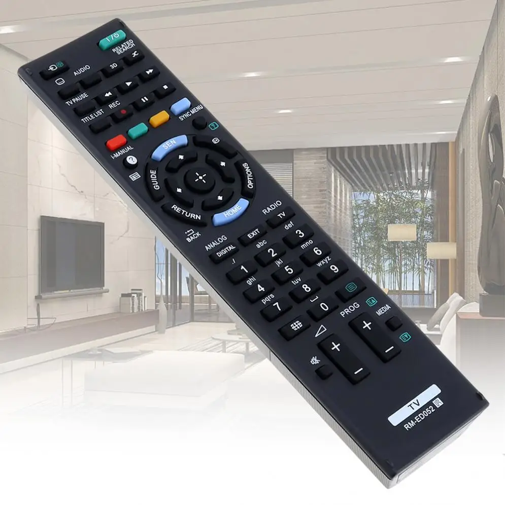 

RM-ED052 TV Remote Control with Long Transmission Distance for Sony RM-ED052 / RM-ED050 / RM-ED053 / RM-ED060 / RM-ED046 /