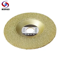 RIJILEI 110*16*1.8 Brazing Diamonds Grinding Disc Thickening Silicon Carbide Grinding Wheel Ceramic Grinding Disc MX38 1