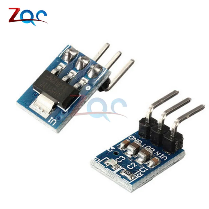 5pcs 5V  3.3V DC-DC 스텝 다운 전원 공급 장치 벅 모듈 AMS1117 800MA