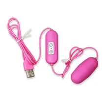 Розовый USB прыжок яйцо Вибратор Женщины Masturbator пуля вибратор клитора gspot стимуляторы Anal Plug Секс аксессуары машина Femme