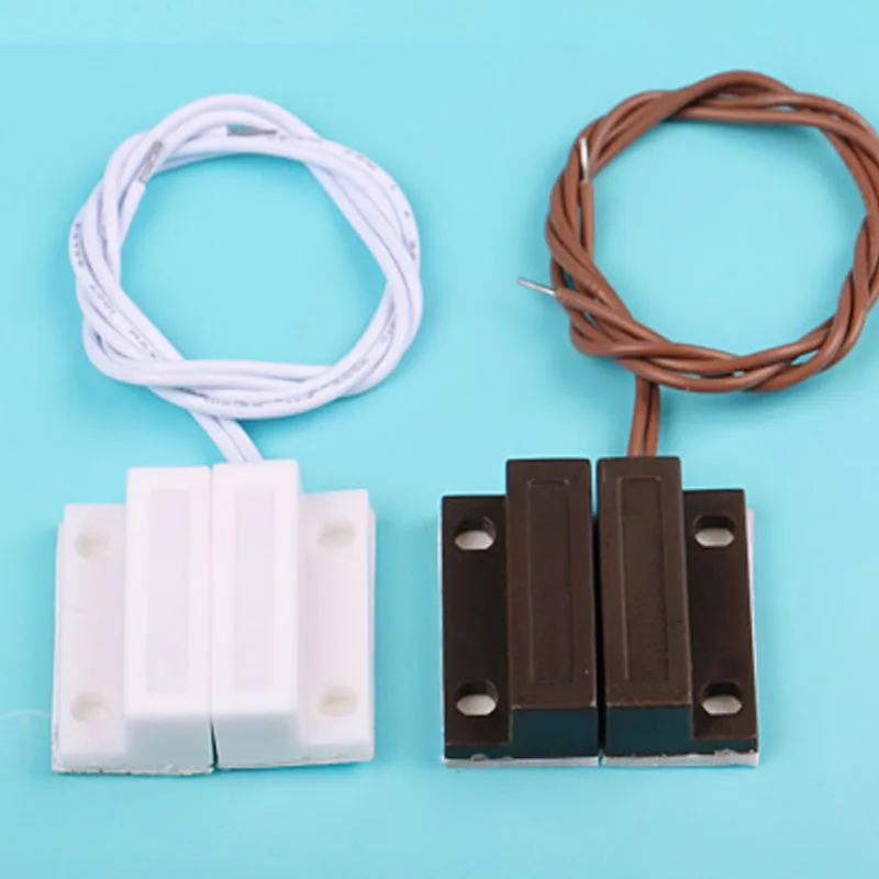 

10pcs MC-38A normally open(NO) Wired Door Window Sensor Magnetic Switch Home Alarm System for gsm pstn alarm