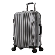 Алюминий рамки Популярные путешествия чемодан с колесиками TSA замок дело тележки царапинам Сумки на колёсиках