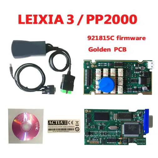 

Professional Golden PCB Lexia 3 V48 Diagbox Auto Diagnostic Scanner Tool Lexia3 PP2000 FW 921581C Chip For C-itroen For P-eugeot