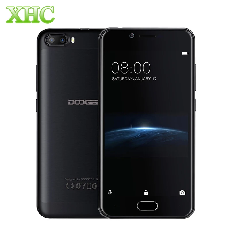 DOOGEE Shoot 2 Smartphone Android 7 0 MTK6580A Quad Core 8GB Dual Rear Cameras 3G WCDMA
