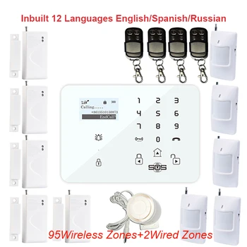 

GSM Alarm System Android Wired Alarm Burglar Alarm Home Wireless Motion Sensor for Elder DM-100 Door Dector King Pigeon K9K
