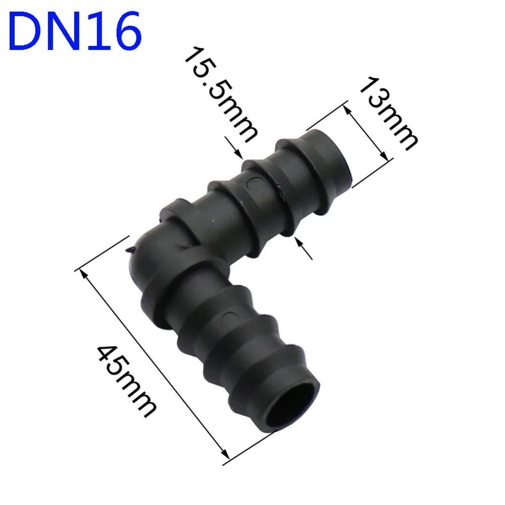 DN16 ، DN20 الكوع موصل الري أنبوبة سباكة التجهيزات خرطوم L-نوع مشترك الصناعية التهوية أنبوب محول 5 قطعة