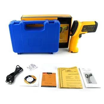 

Thermometer Handheld High Precision Infrared Thermometer Industry IR Pyrometer -18~1150 Degree 50:1 Temperature Meter