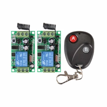 

Free shiiping DC12V 1CH RF 315MHZ /433MHZ learning code rf wireless remote control switch system