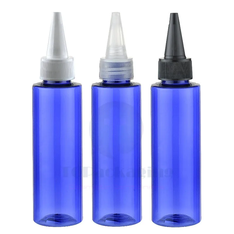 30PCs*100ML Drop Bottle Point Mouth Cap Bottle Empty Plastic Perm Water Sub-bottling Cosmetic Container Hair Perm Bottle calligraphy drop pot ceramic ink dropper chinese water porcelain well dish container