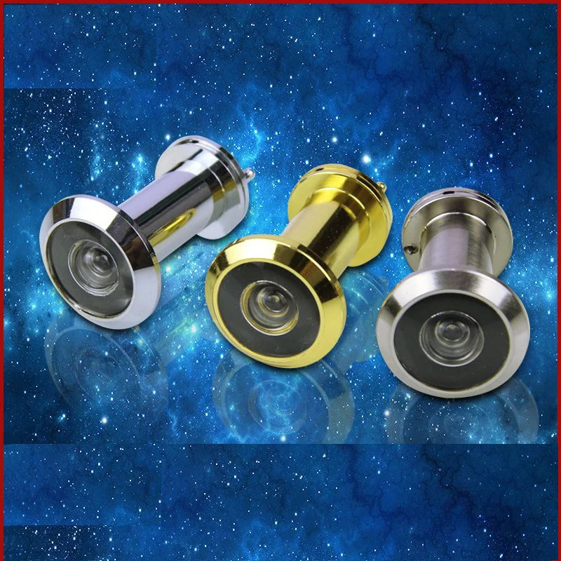 

Anti-peeping Door Viewer 35-60mm Matte HD Lens with Cover Metal Cat Eye security for home Door view 16mm in diameter