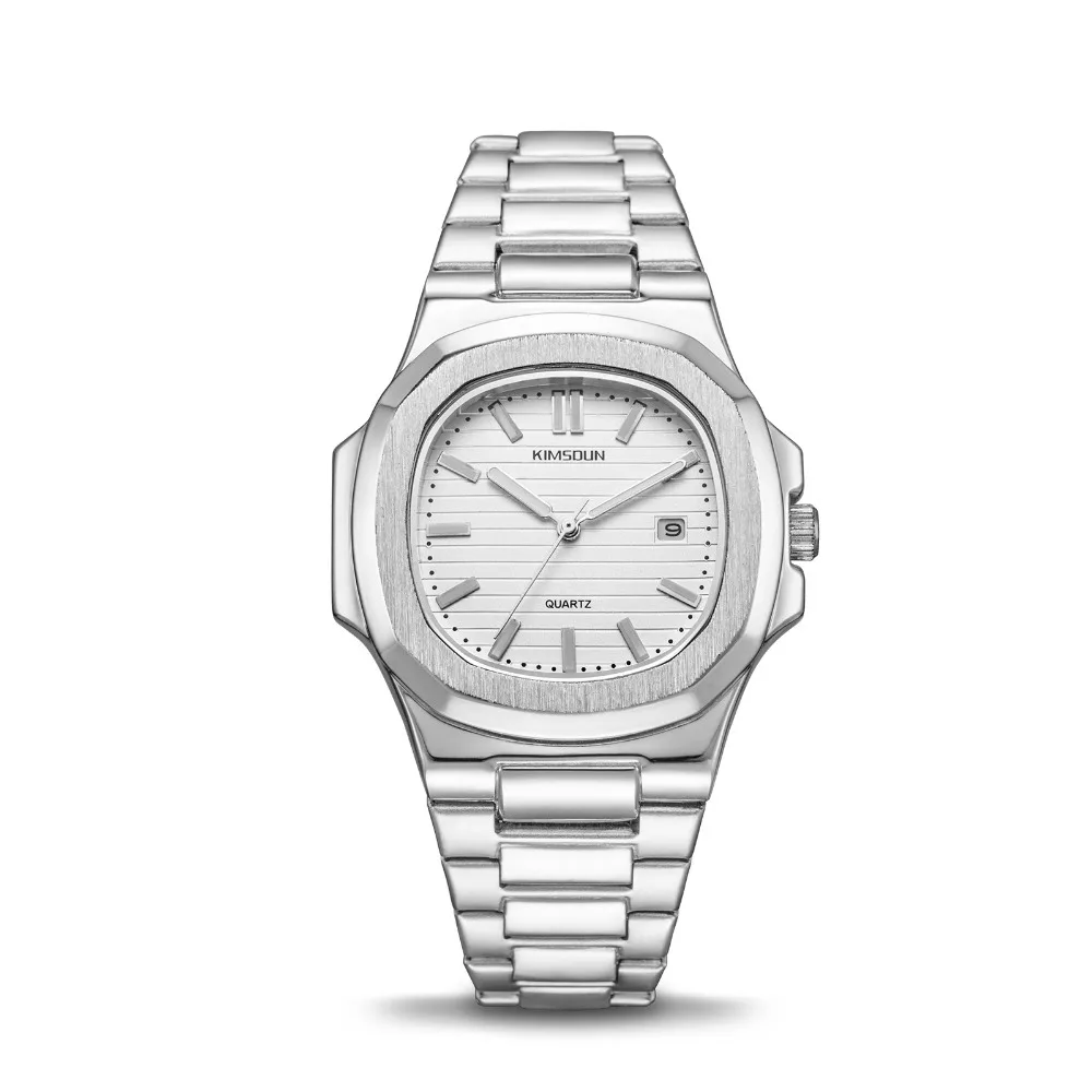 

2019 KIMSDUN Relogio Masculino Men Watches Top Brand Luxury Business Quartz Clock Men Large dial Fashion Waterproof Militar
