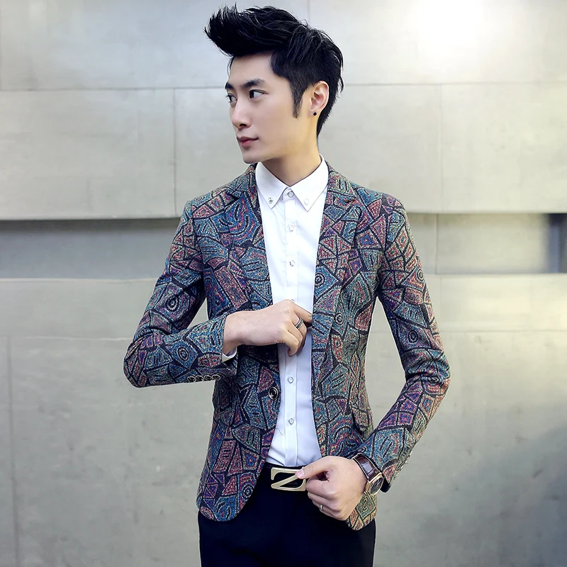 Fit Taille Blazer Floral Tideway Poitrine m Slim Unique Robe Laine De Grande Belle Hommes Printemps Casual Mariage 5xl 9DWE2HIY