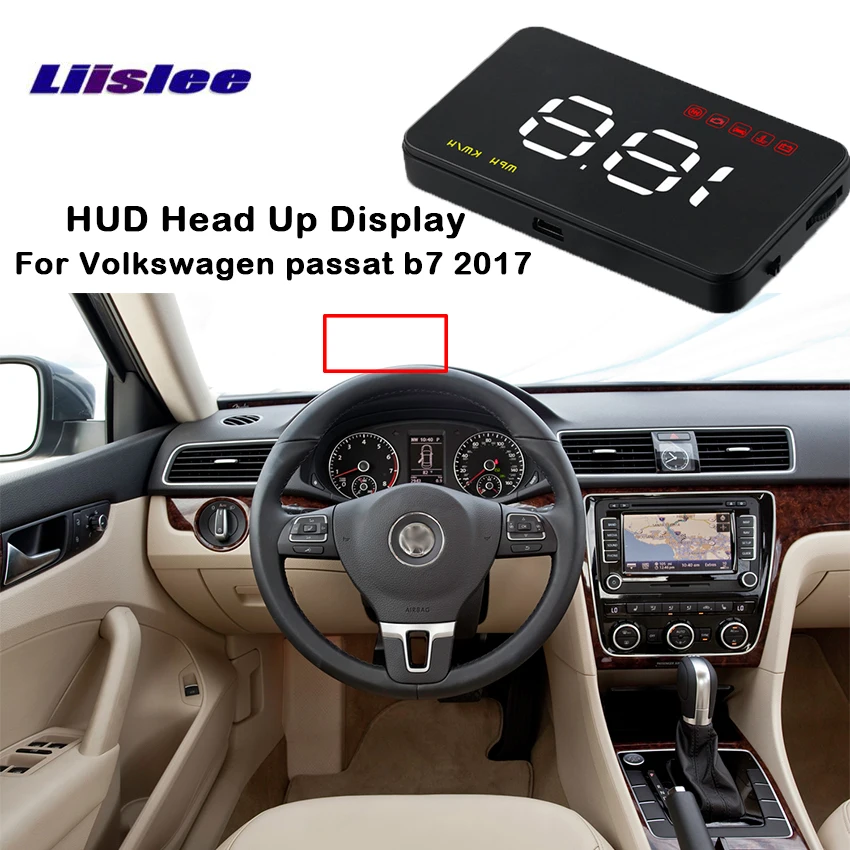 Liislee для Volkswagen passat b7 2017 Автомобильная голова дисплей проектор голова вверх дисплей HUD автомобиль установлен дисплей навигации A1000