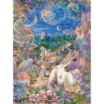 

5D DIY diamond painting cartoon animal dream unicorn full drill round diamond embroidery cross stitch mosaic picture