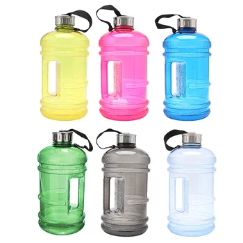 

New 2.2L Big BPA Free Sport Gym Training Drink Water Bottle Cap Kettle Workout