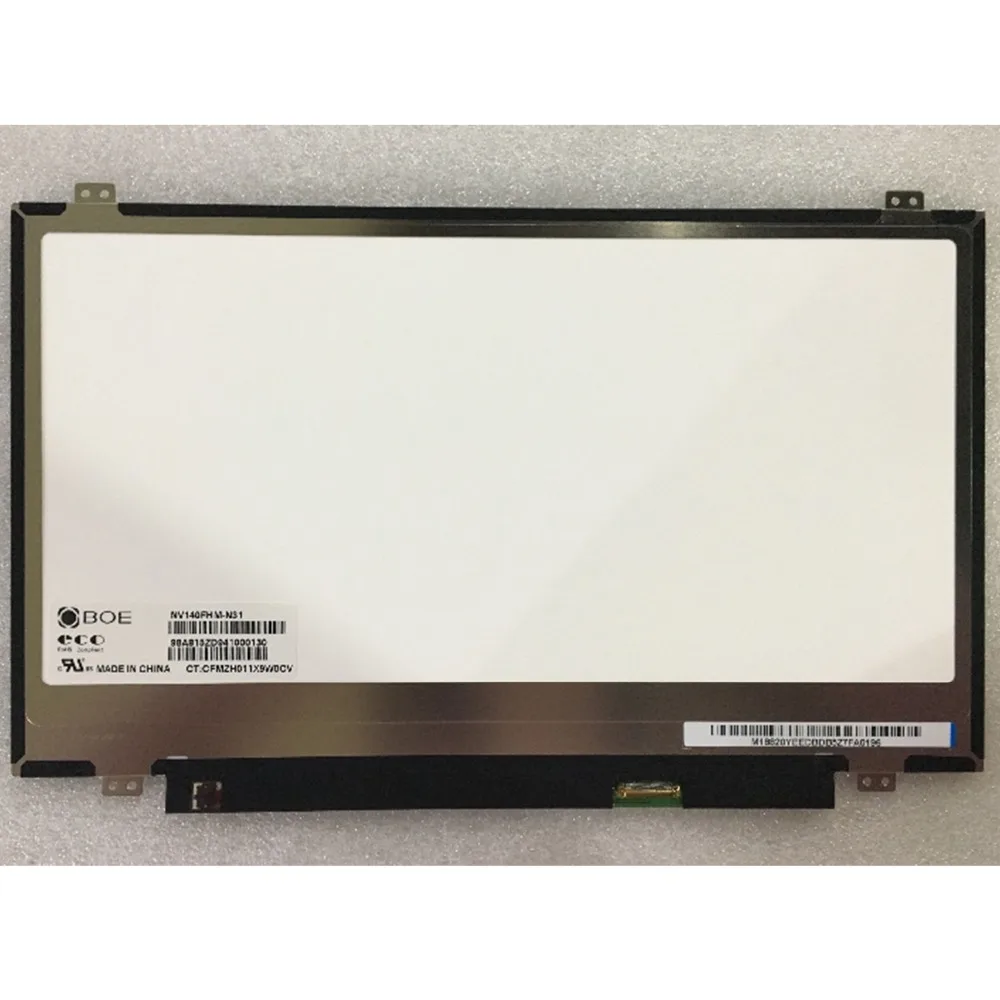 

NV140FHM-N31 NV140FHM N31 IPS Matrix for 14.0 Laptop LCD Screen FHD 1920X1080 30 Pins Glossy Replacement